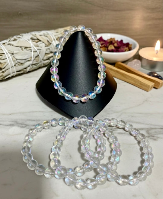 Aura Quartz Stretch Bracelet