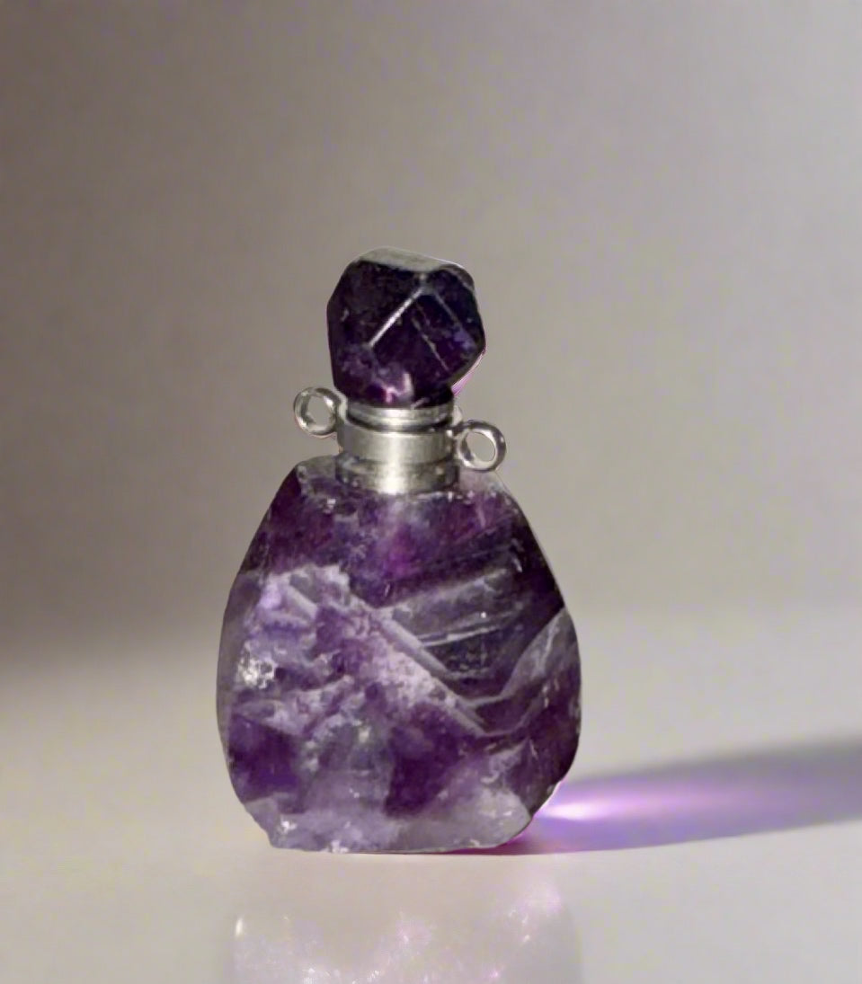 Crystal EO Perfume Bottle Pendants