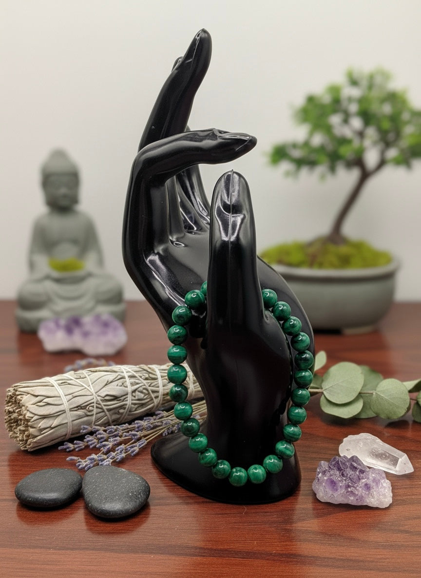 Malachite Stretch Bracelet
