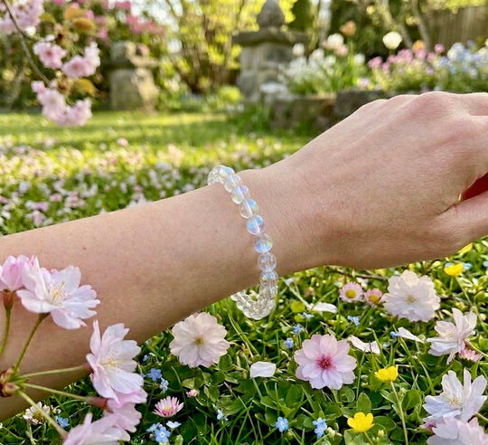 Aura Quartz Stretch Bracelet