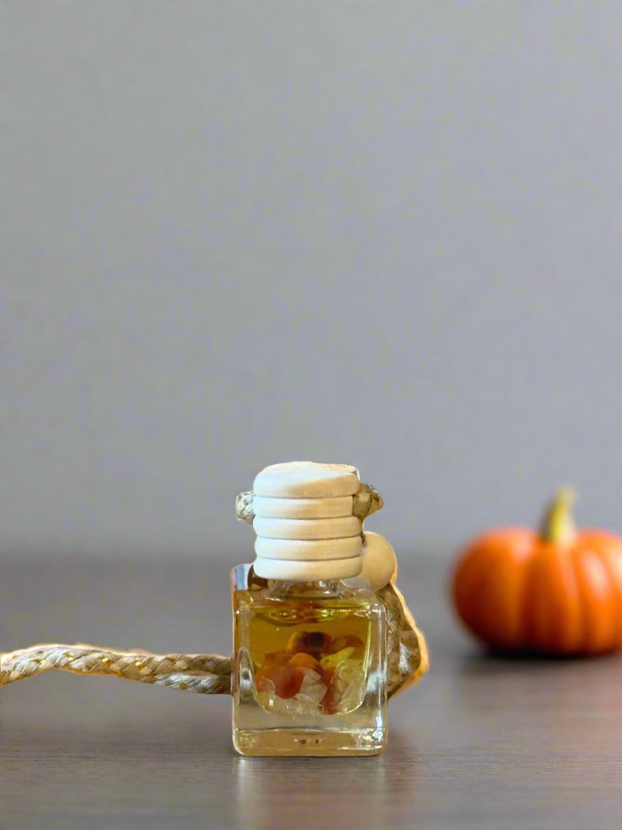 Hanging Glass Square Shaped EO Diffusers - Autumn Blends