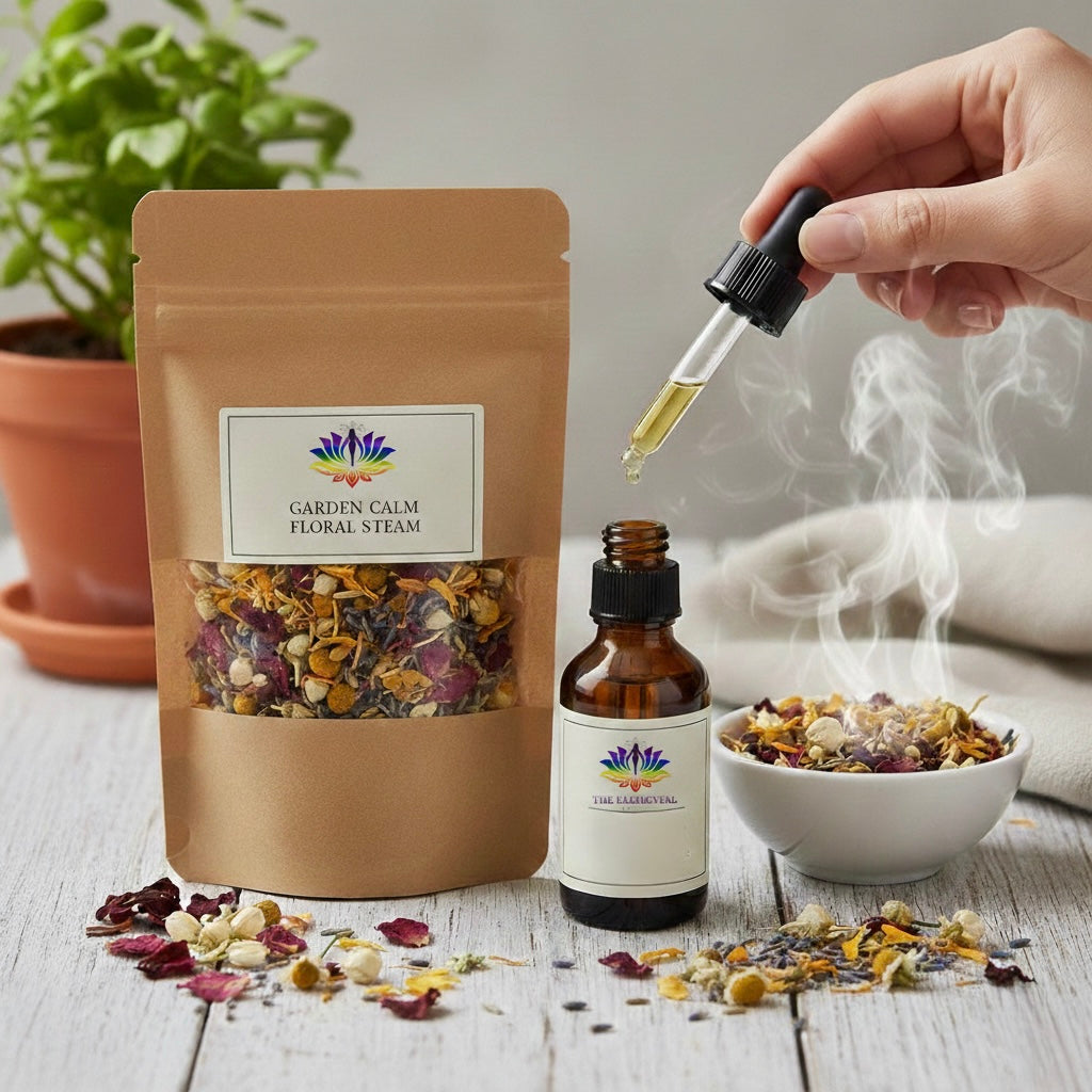 Botanical Glow Duo: Floral Facial Steam & Post Steam Serum