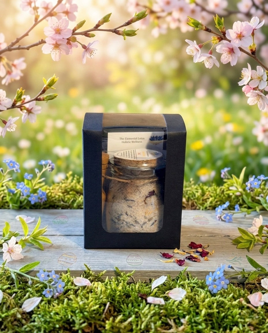 Crystal Infused Spring - Ostara Bath Salt - Soak