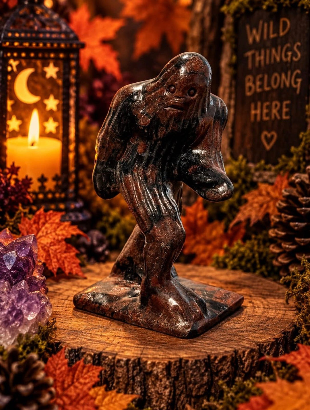 Sasquatch Crystal Carvings