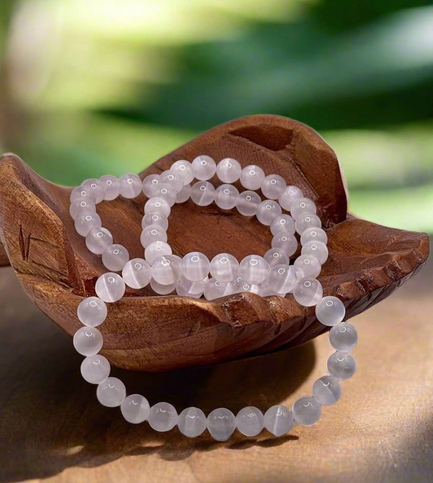 Selenite Stretch Bracelet