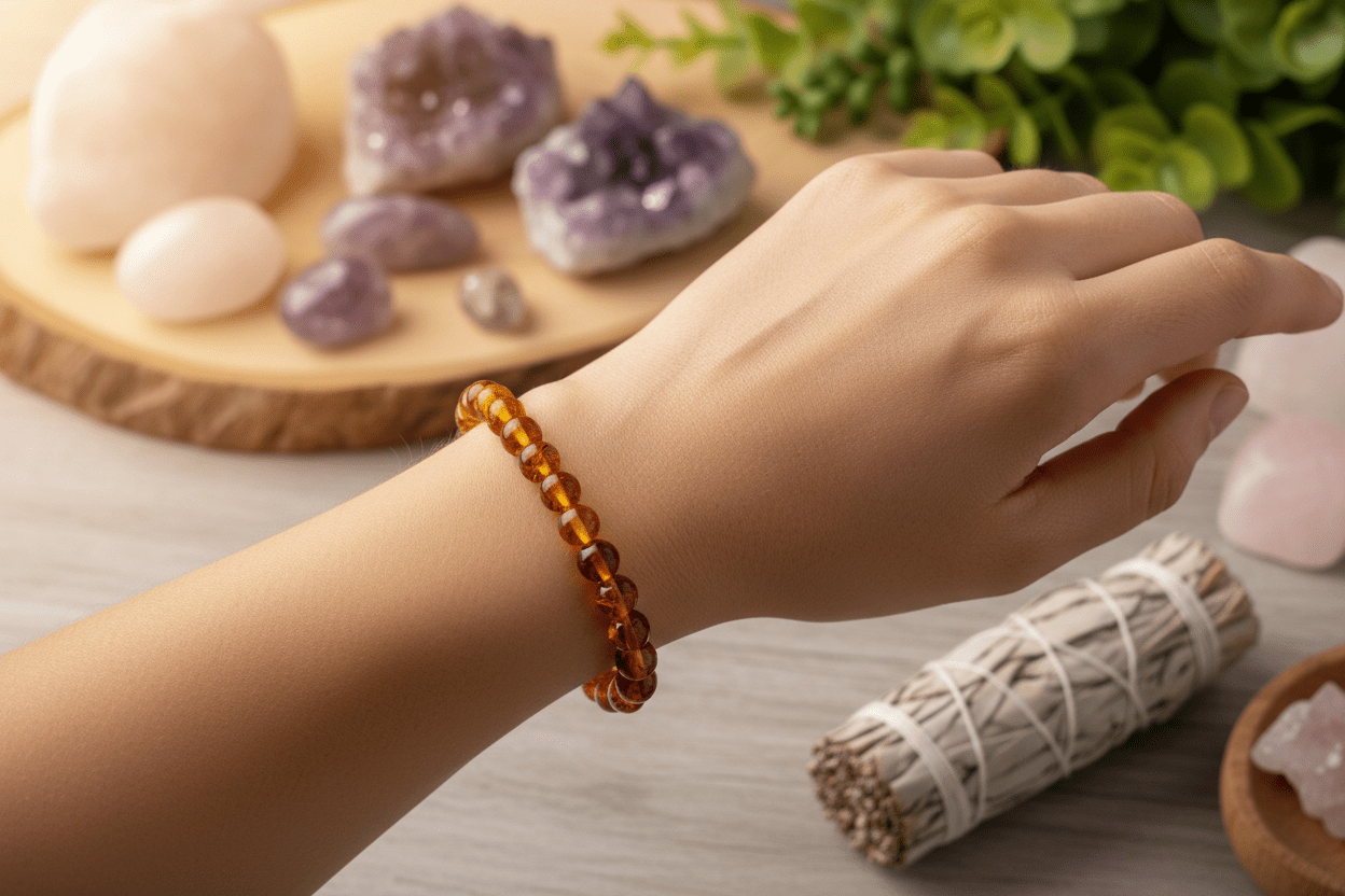 Amber Stretch Bracelet