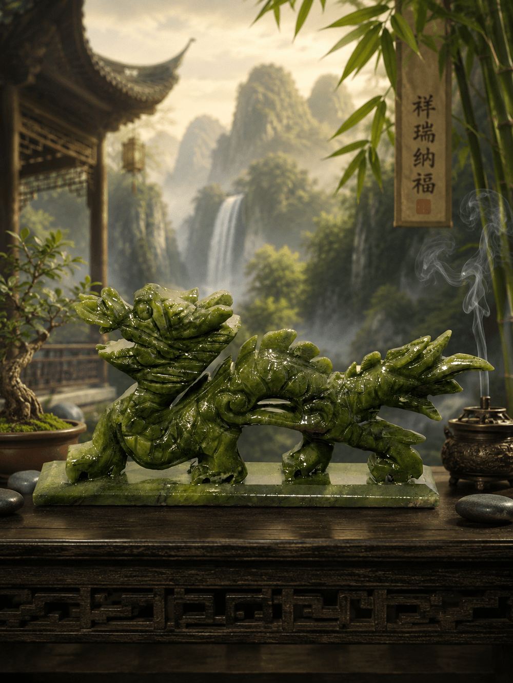 Jade Dragon Carving