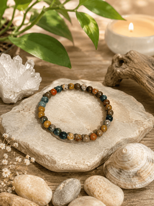 Ocean Jasper Stretch Bracelet