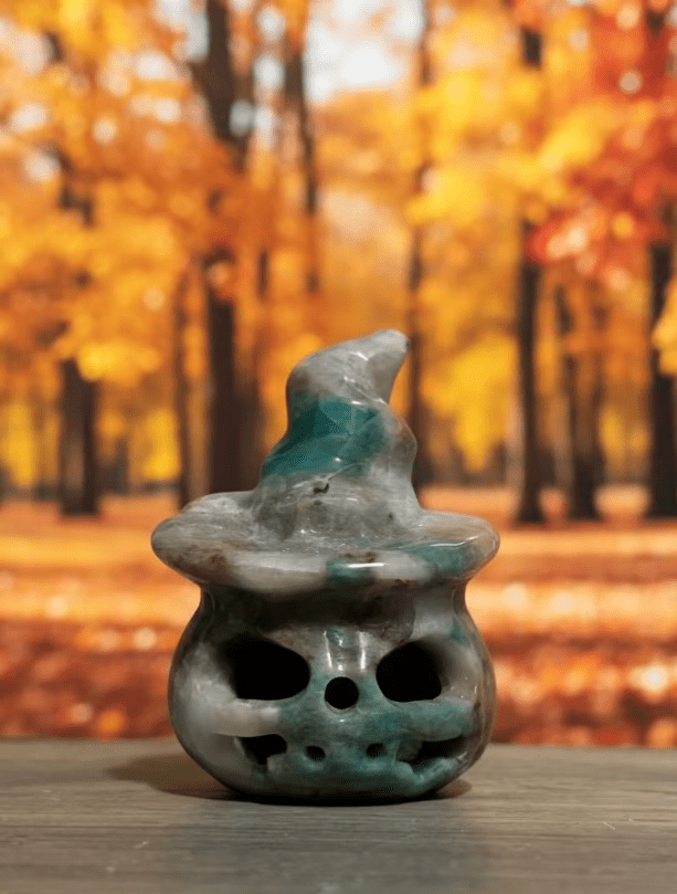 Jack O’Lantern / Pumpkin Crystal Carvings