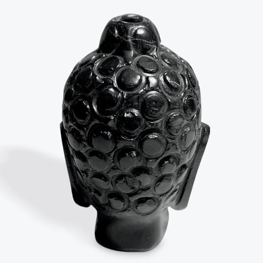 Black Onyx Buddha Head