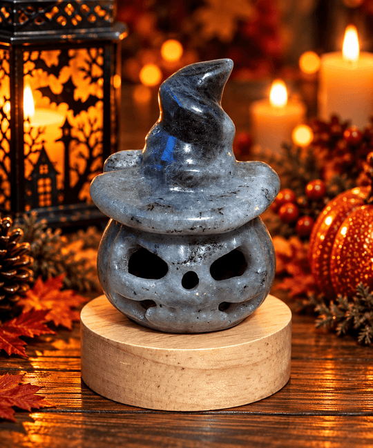 Jack O’Lantern - Pumpkin Crystal Carvings