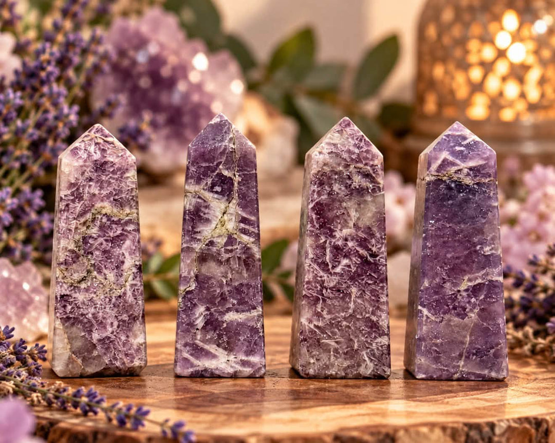 Lepidolite Obelisk