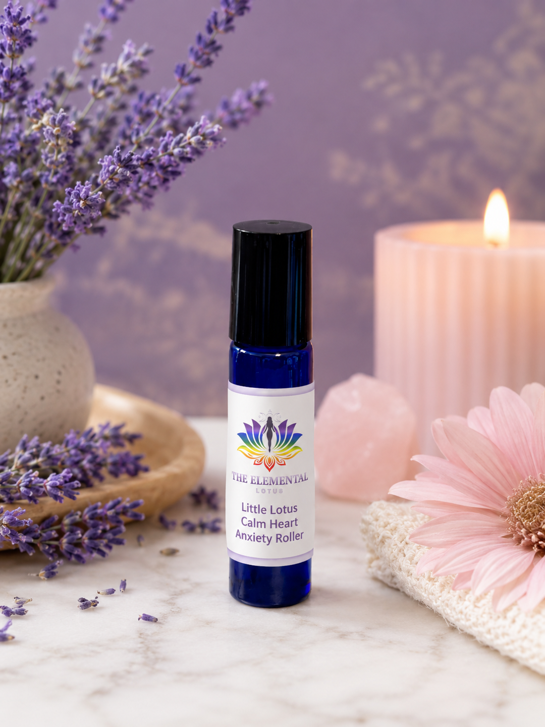 Little Lotus Calm Heart Anxiety Roller