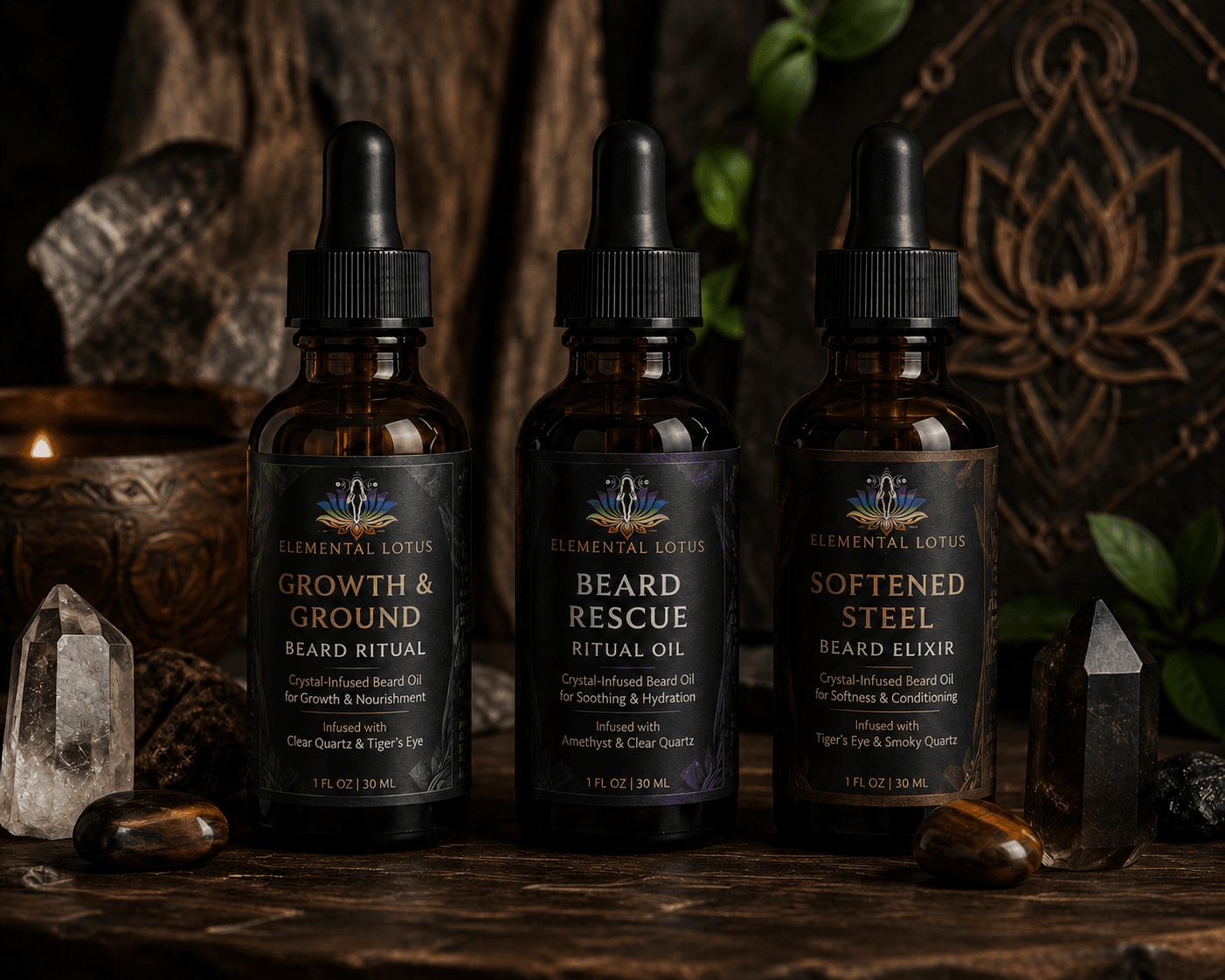 Sacred Beard Ritual Trio