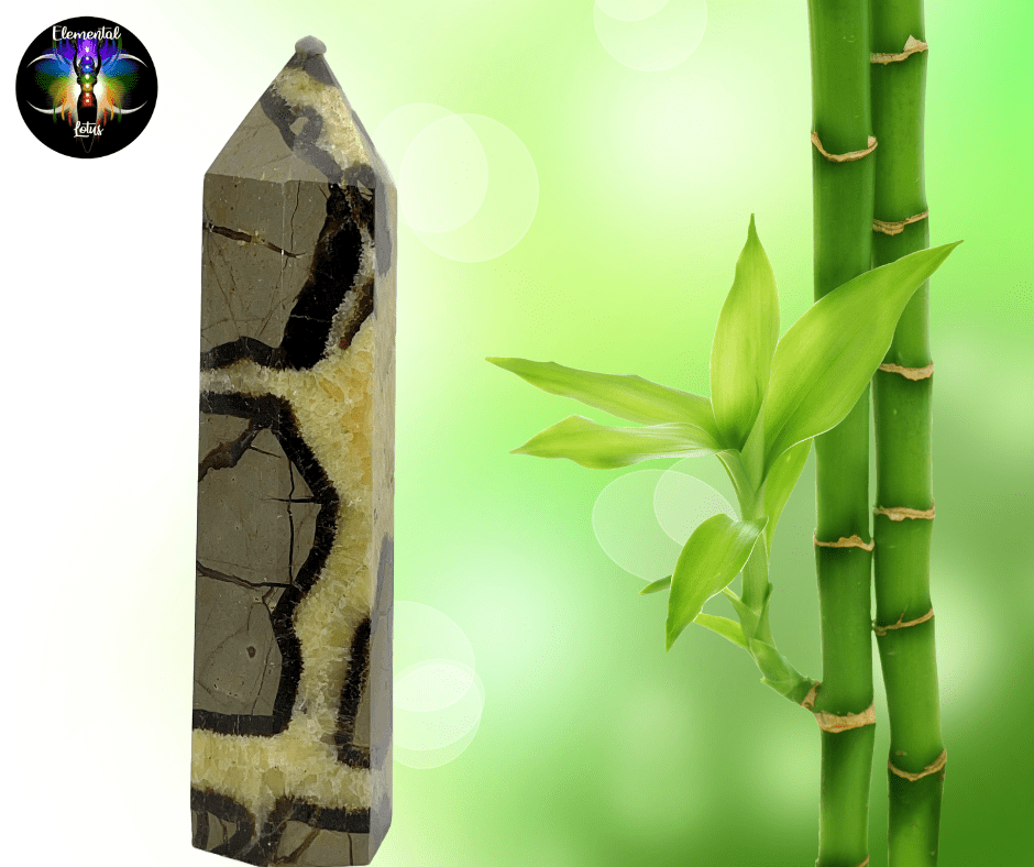 Septarian Crystal Tower / Point / Obelisk - Dragon Stone