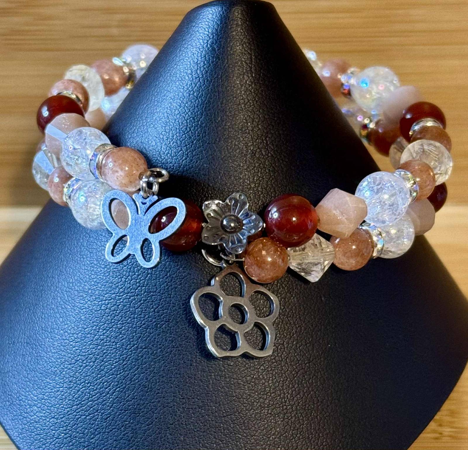Double Wire Wrapped Summer Solstice "Litha" Bracelet