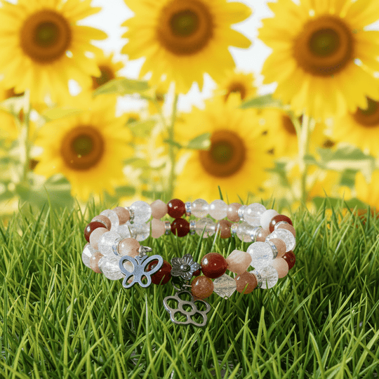 Double Wire Wrapped Summer Solstice "Litha" Bracelet