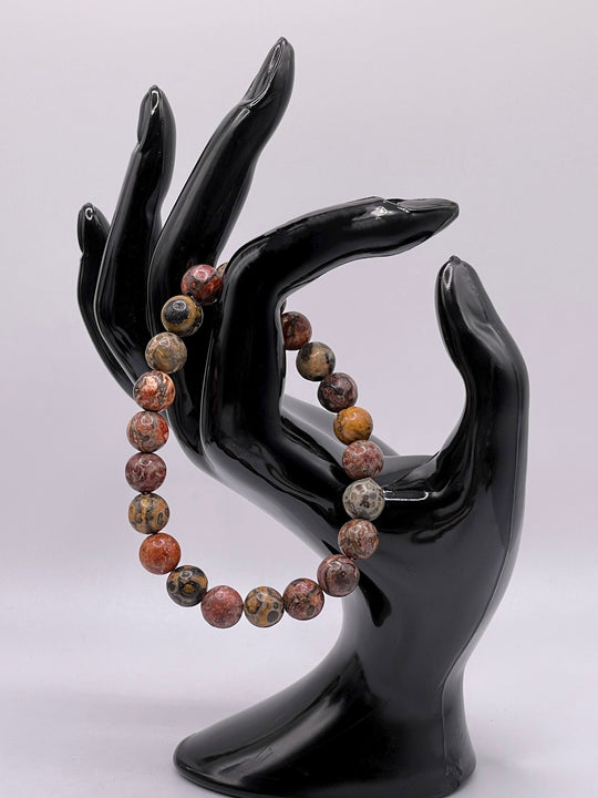 Leopard Skin Jasper Stretch Bracelet