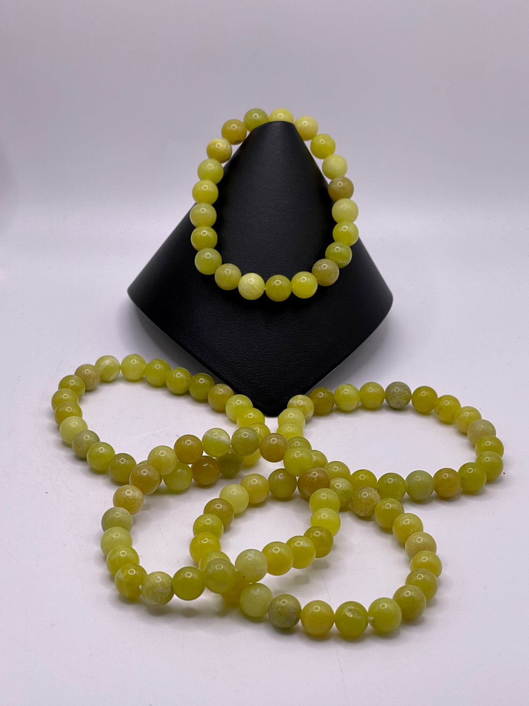 Lemon Jade Stretch Bracelet