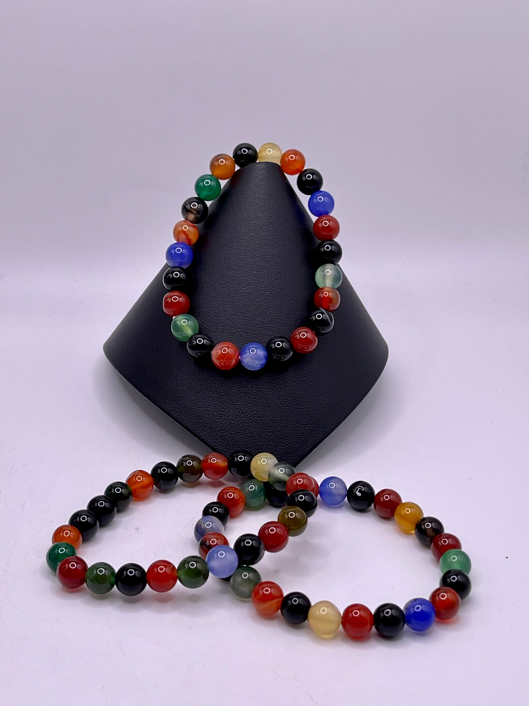 Colorful Agate Stretch Bracelet