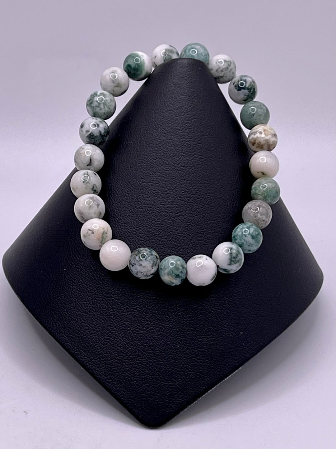 Tree Agate Stretch Bracelet