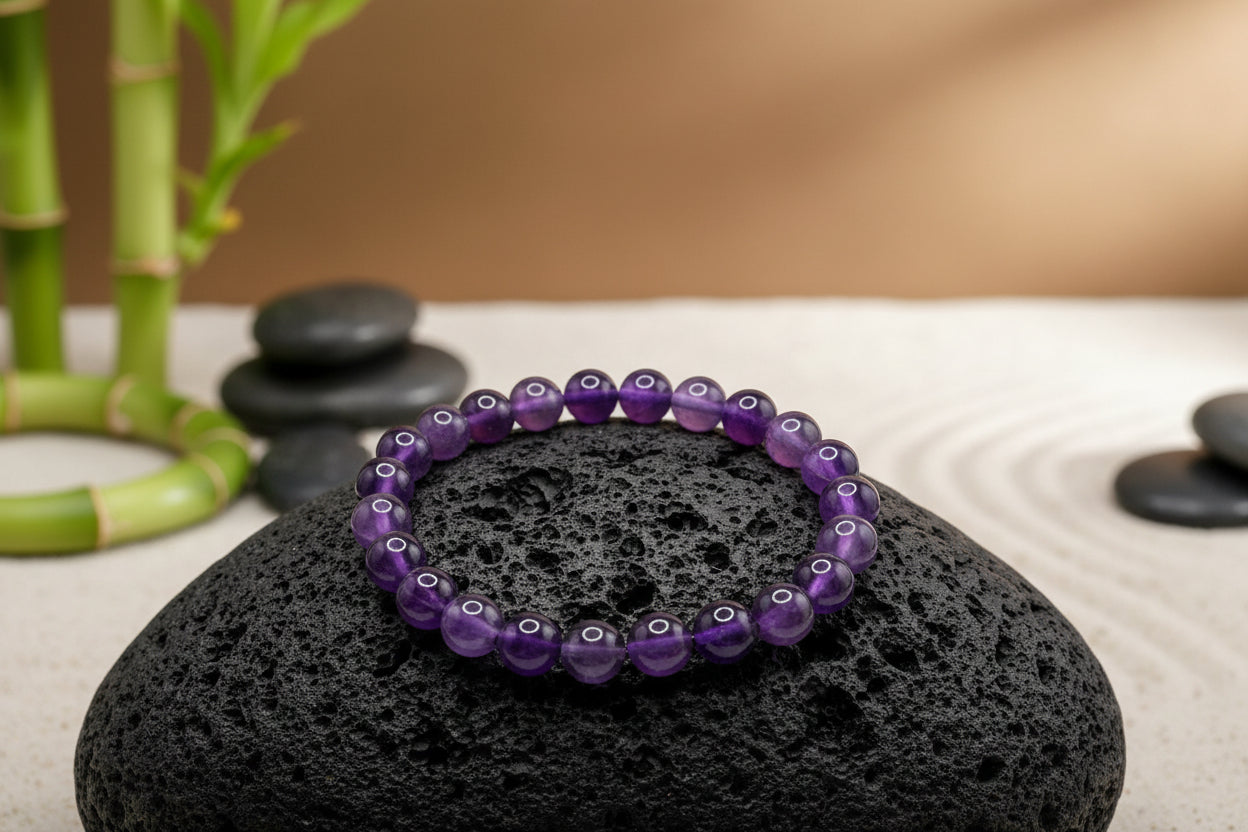 Amethyst Stretch Bracelet