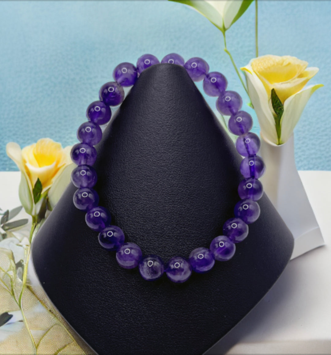 Amethyst Stretch Bracelet