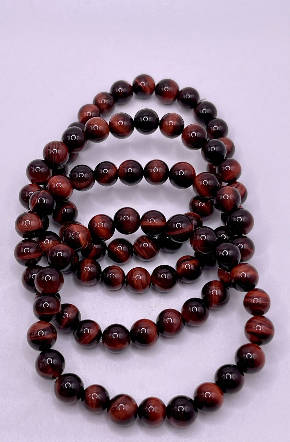 Red Tiger Eye Stretch Bracelet