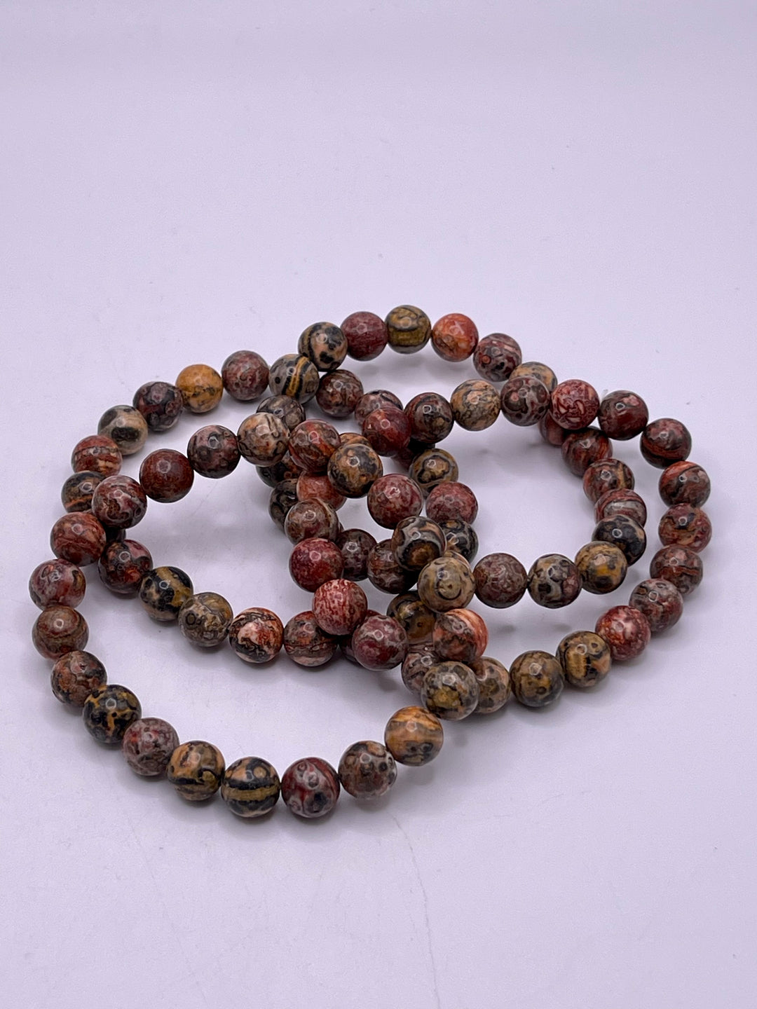 Leopard Skin Jasper Stretch Bracelet