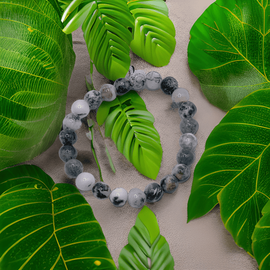 Tree Agate Stretch Bracelet