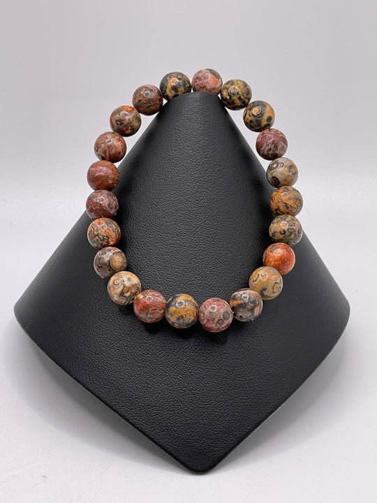 Leopard Skin Jasper Stretch Bracelet