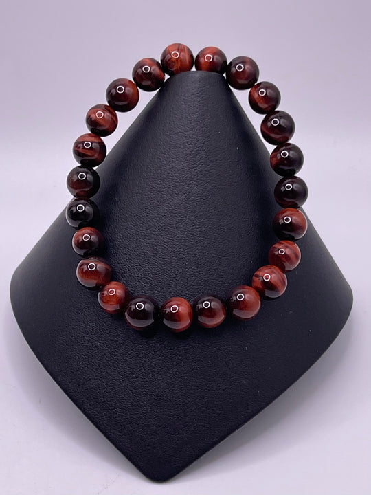 Red Tiger Eye Stretch Bracelet