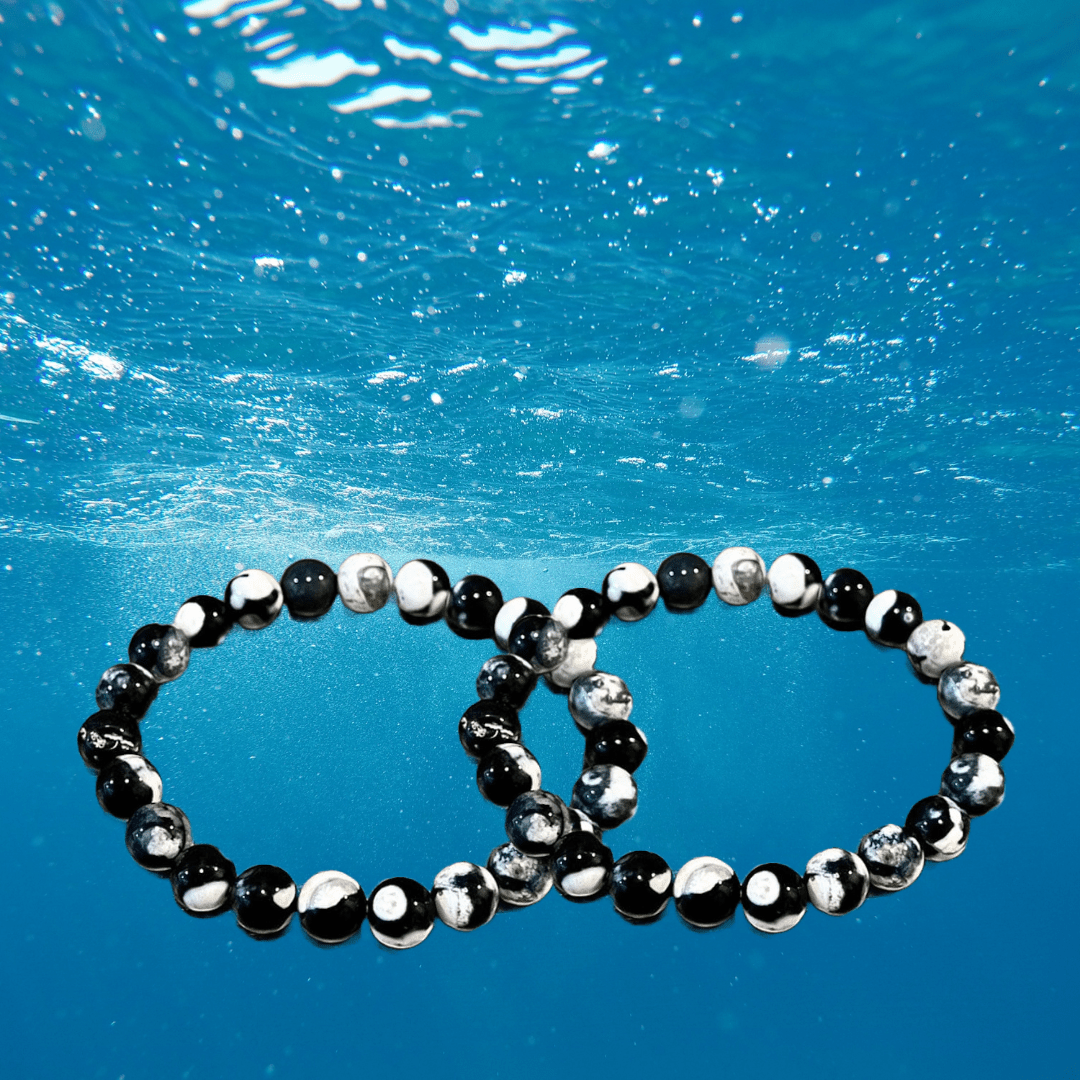 Orca Agate Stretch Bracelet