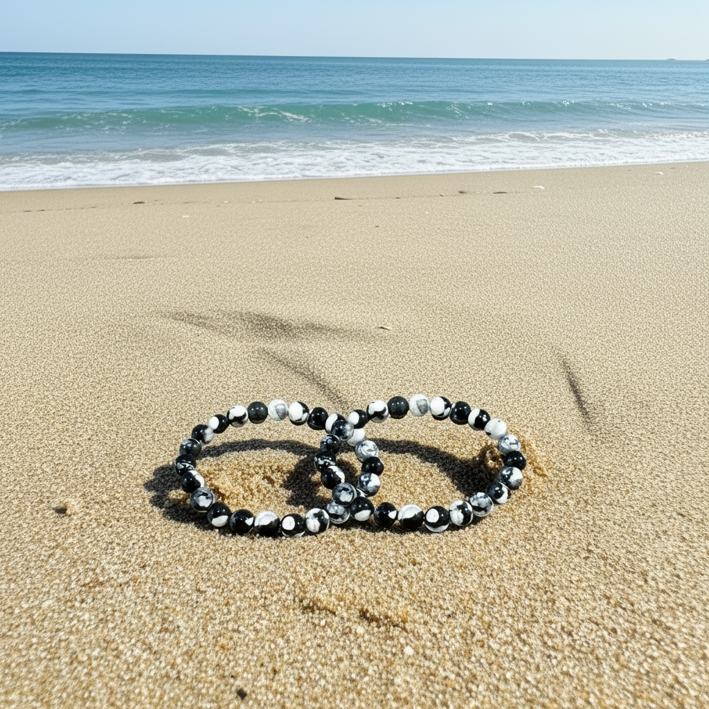 Orca Agate Stretch Bracelet
