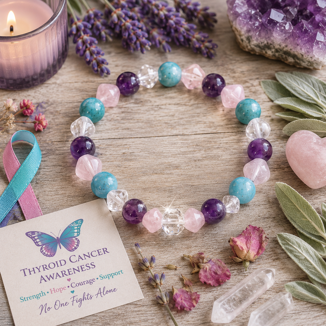 Thyroid Cancer Awareness Bracelet