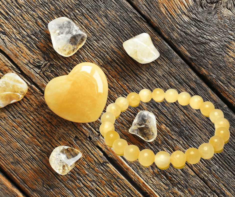 Yellow Calcite Stretch Bracelet