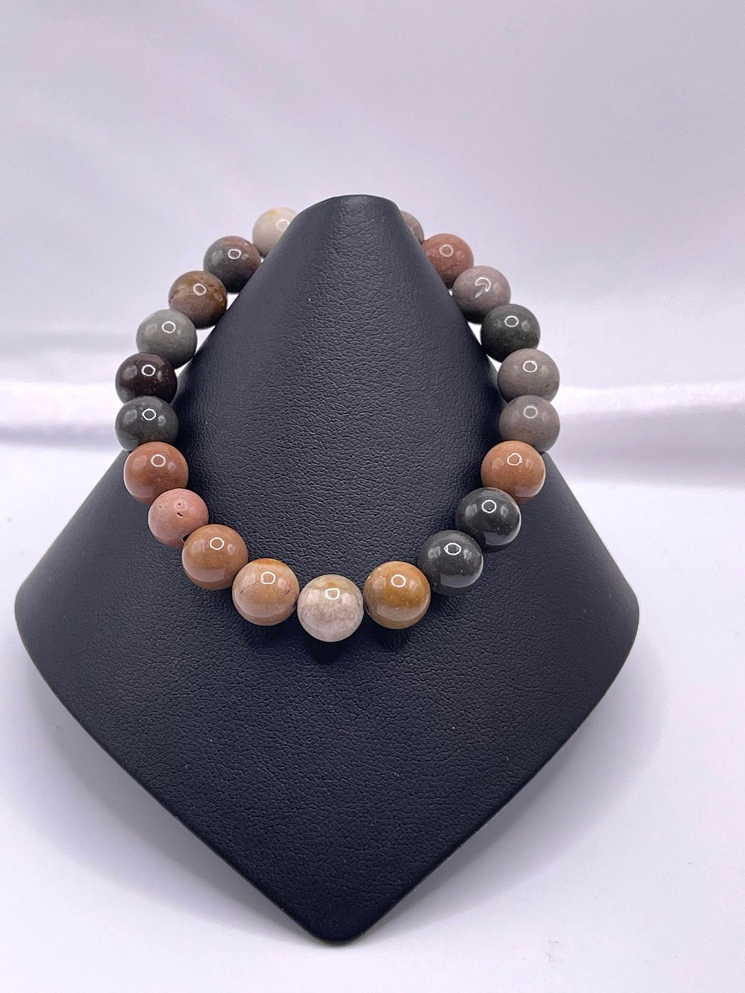 Polychrome Jasper Stretch Bracelet