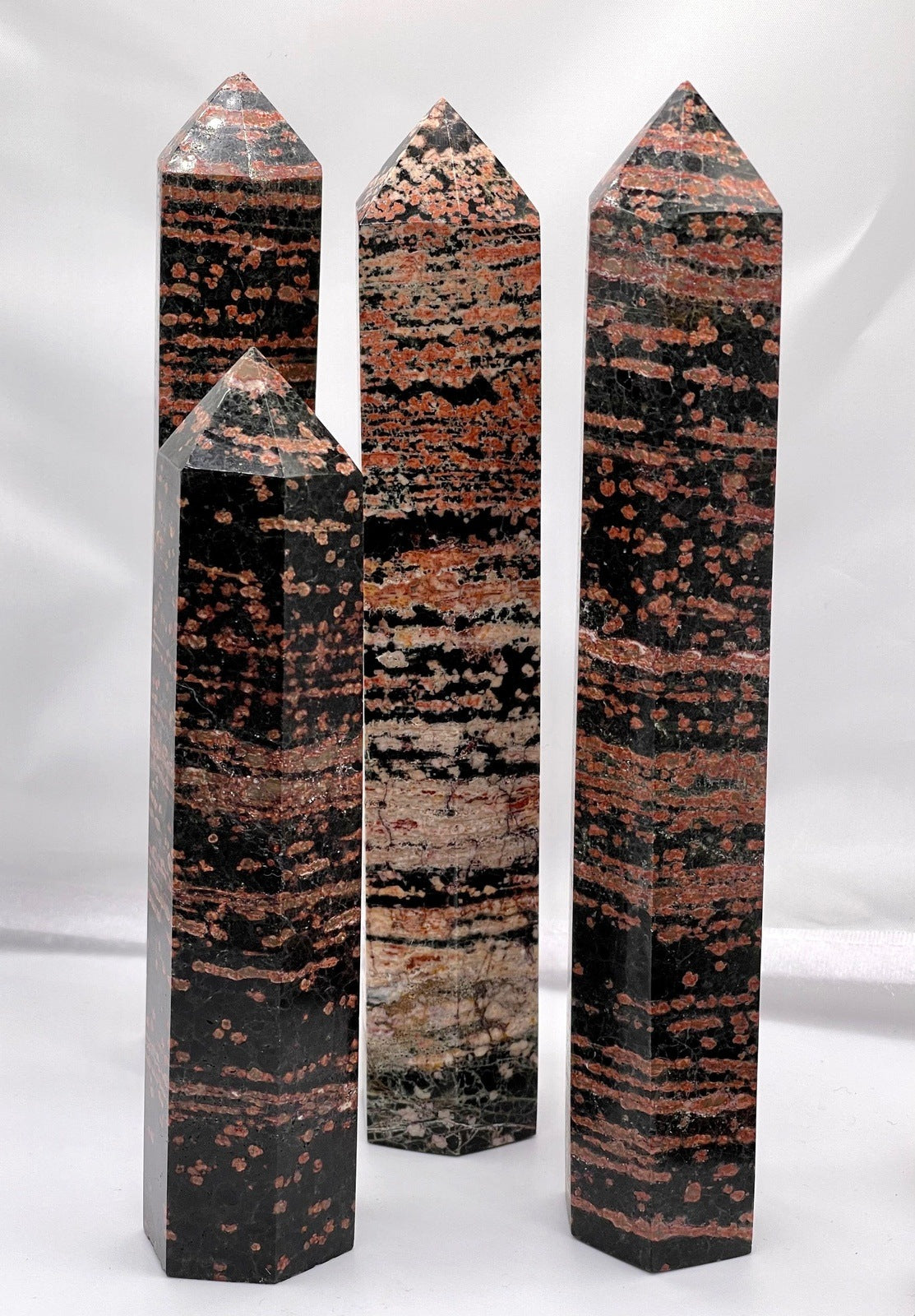 Red Snowflake Obsidian Tower