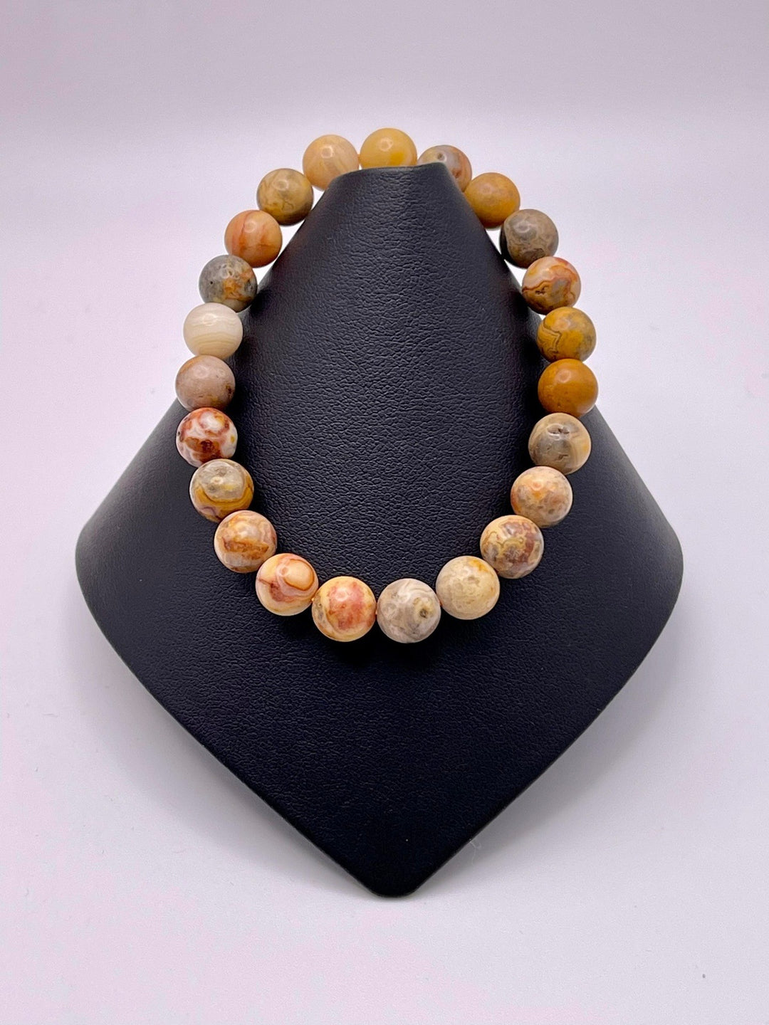 Crazy Lace Agate Stretch Bracelet