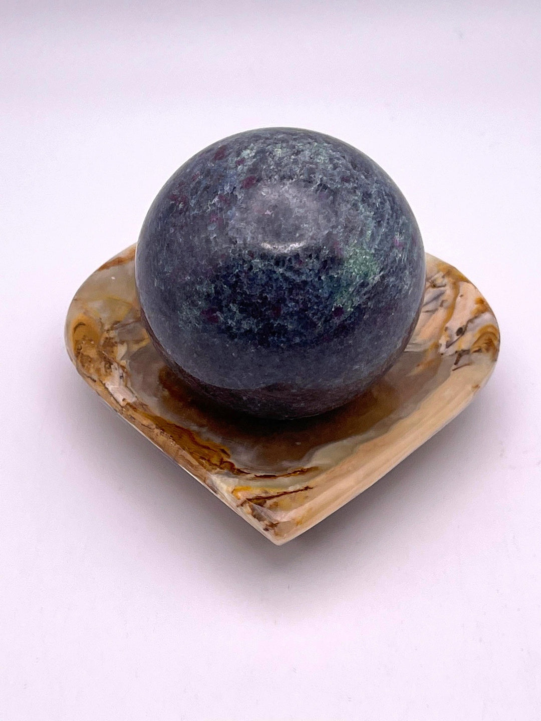 Onyx Heart Bowl / Trinket Dish / Holder