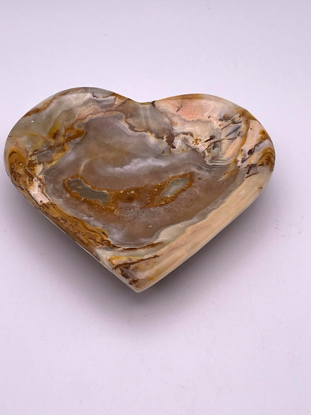 Onyx Heart Bowl / Trinket Dish / Holder