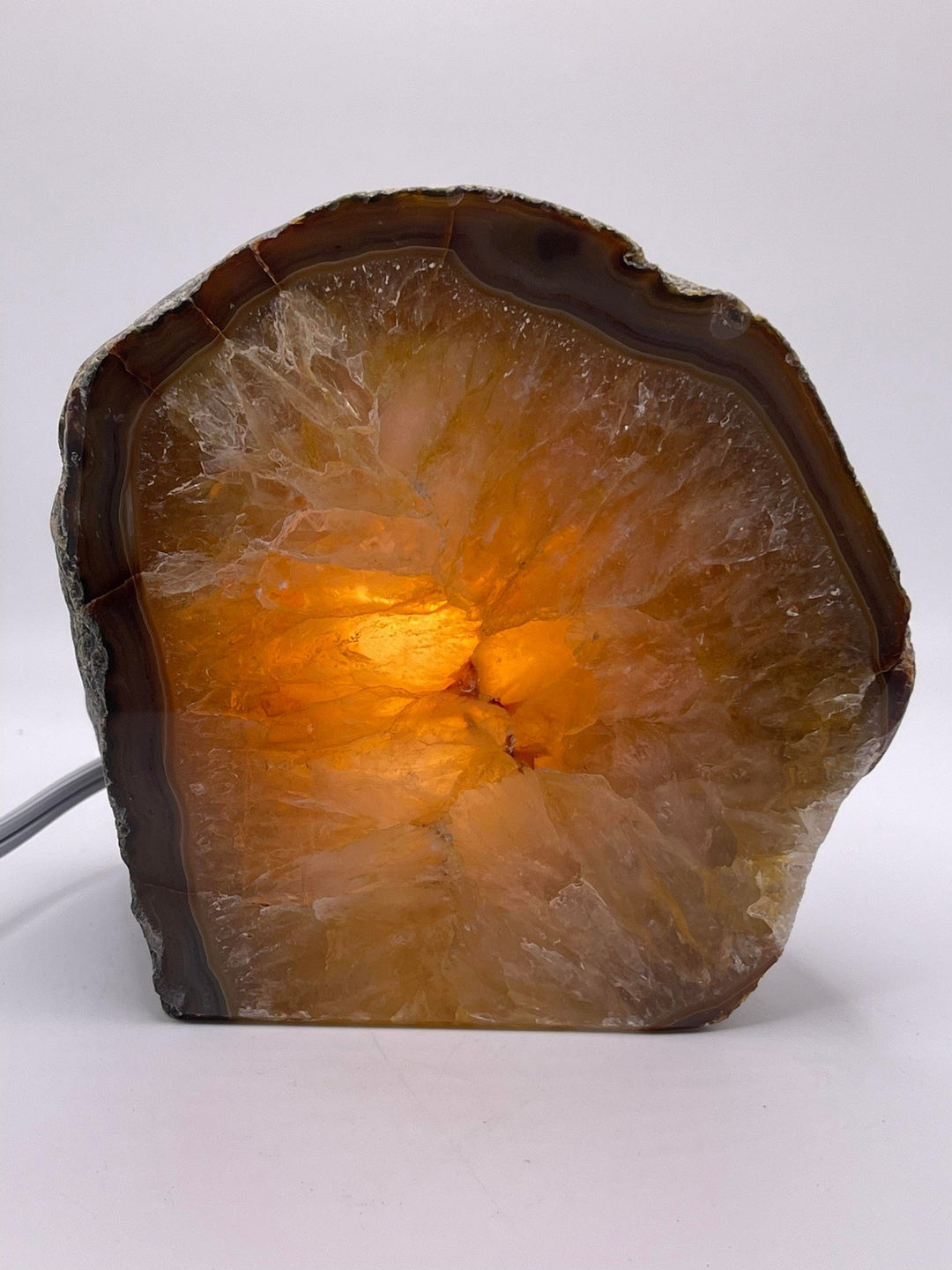 Natural Agate Lamps