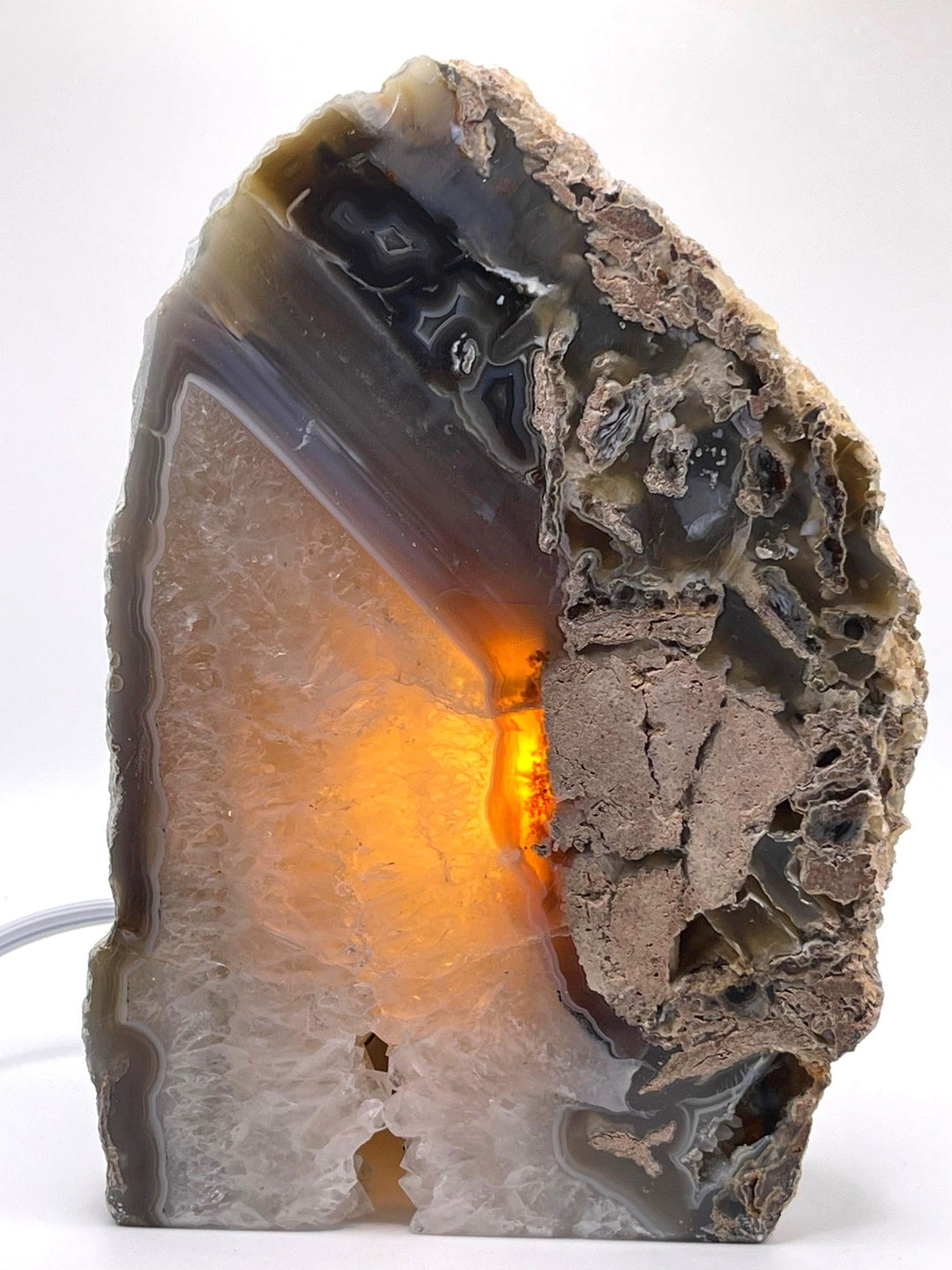 Natural Agate Lamps