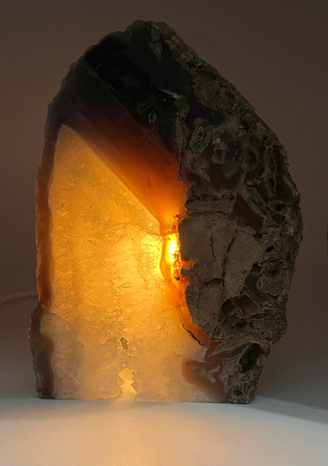 Natural Agate Lamps