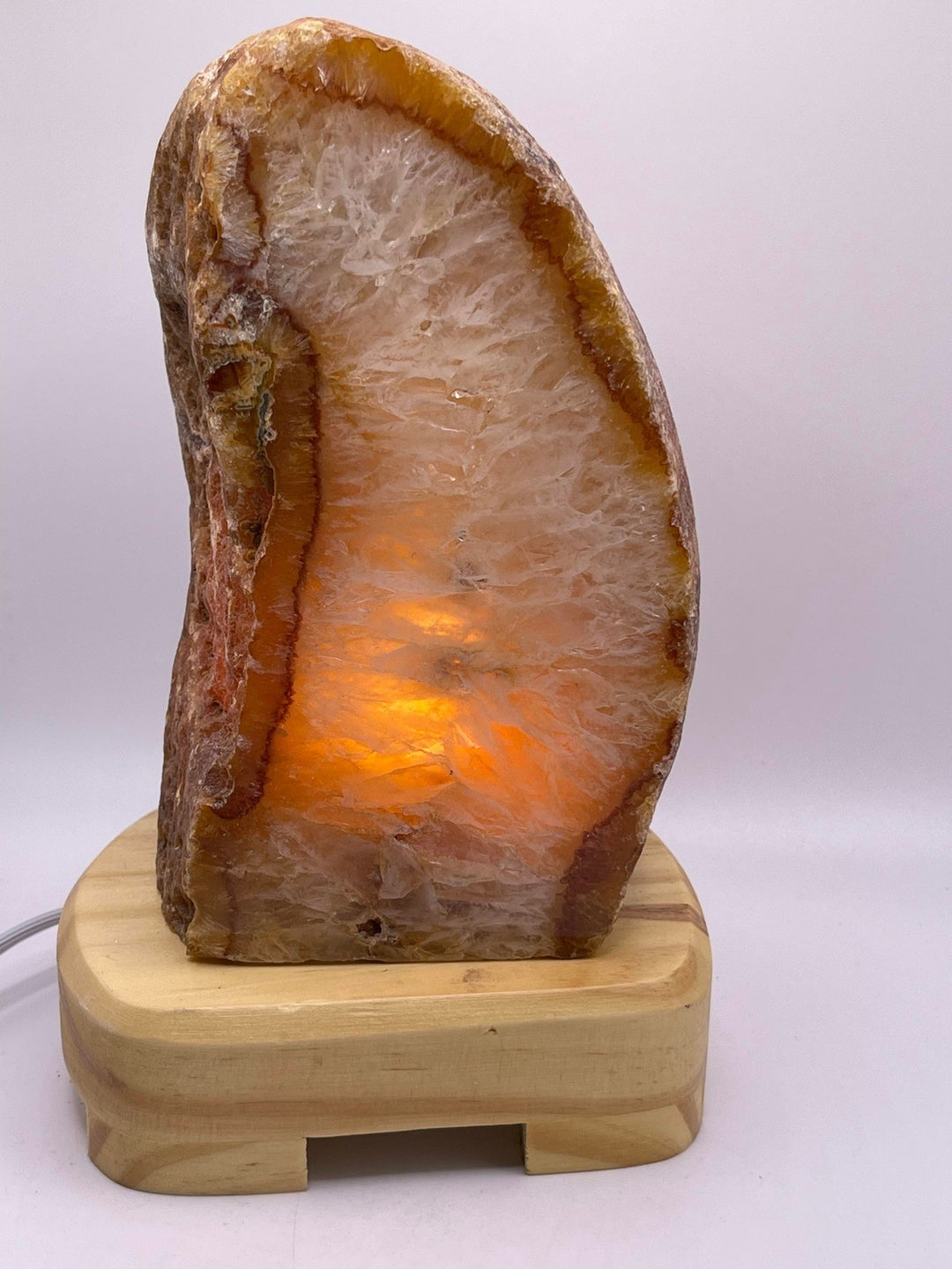 Natural Agate Lamps