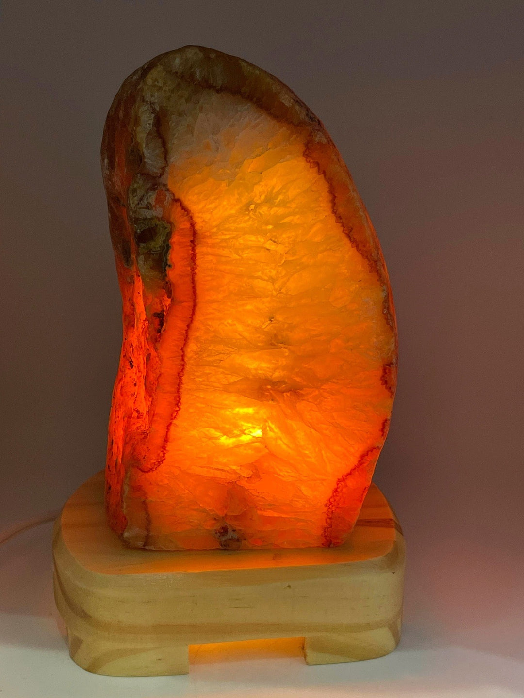 Natural Agate Lamps