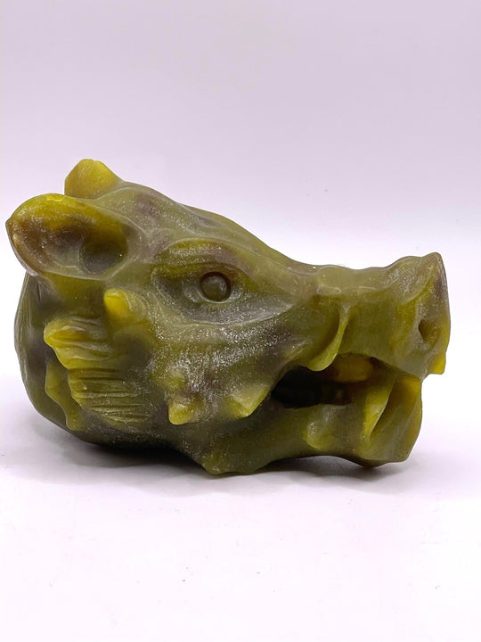 Carved Boar Head