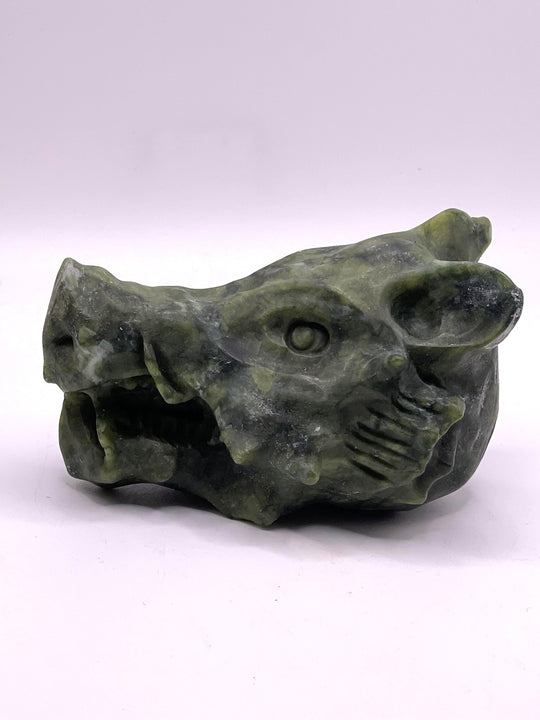 Carved Boar Head