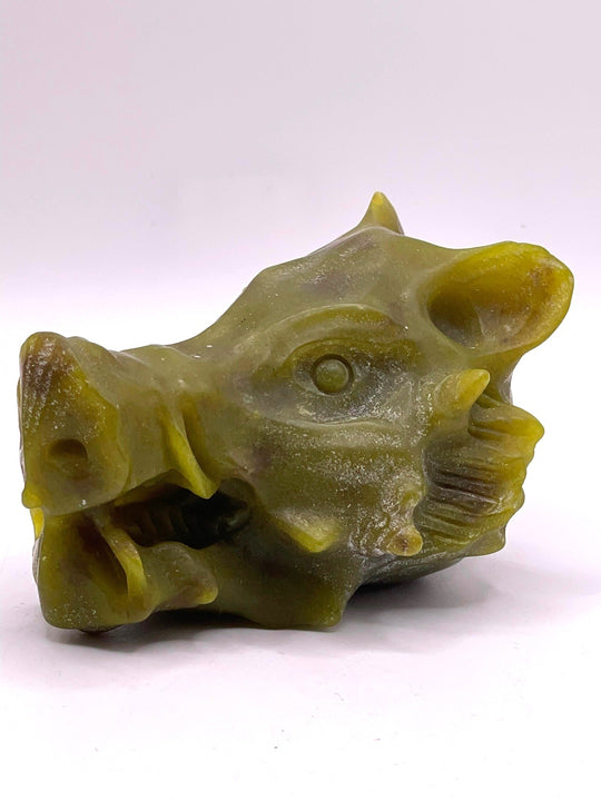 Carved Boar Head