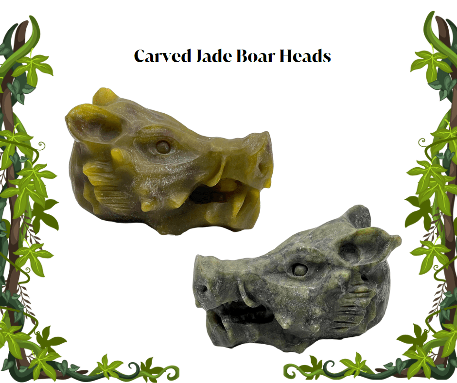 Carved Boar Head